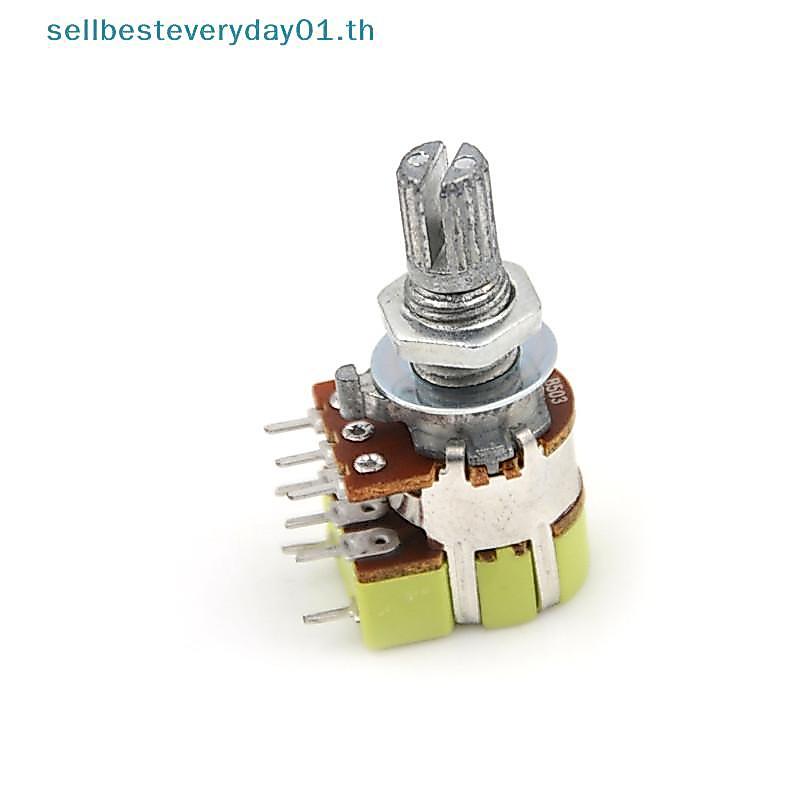 & Sellingbest & B50K 50K Ohm Dual Linear Taper Volume Control Switchesometer Switch.