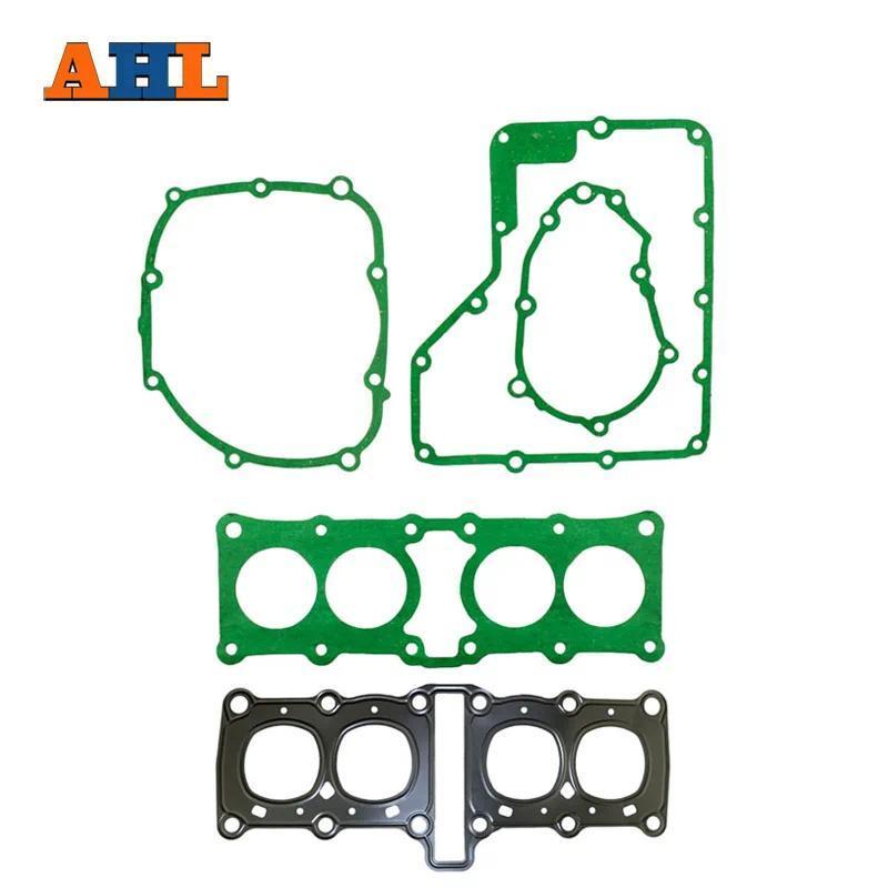 AHAHL Motorcycle Parts Head Cylinder gaskets Stator Engine Cover Gasket Kit For Yamaha FZR250 FZR250