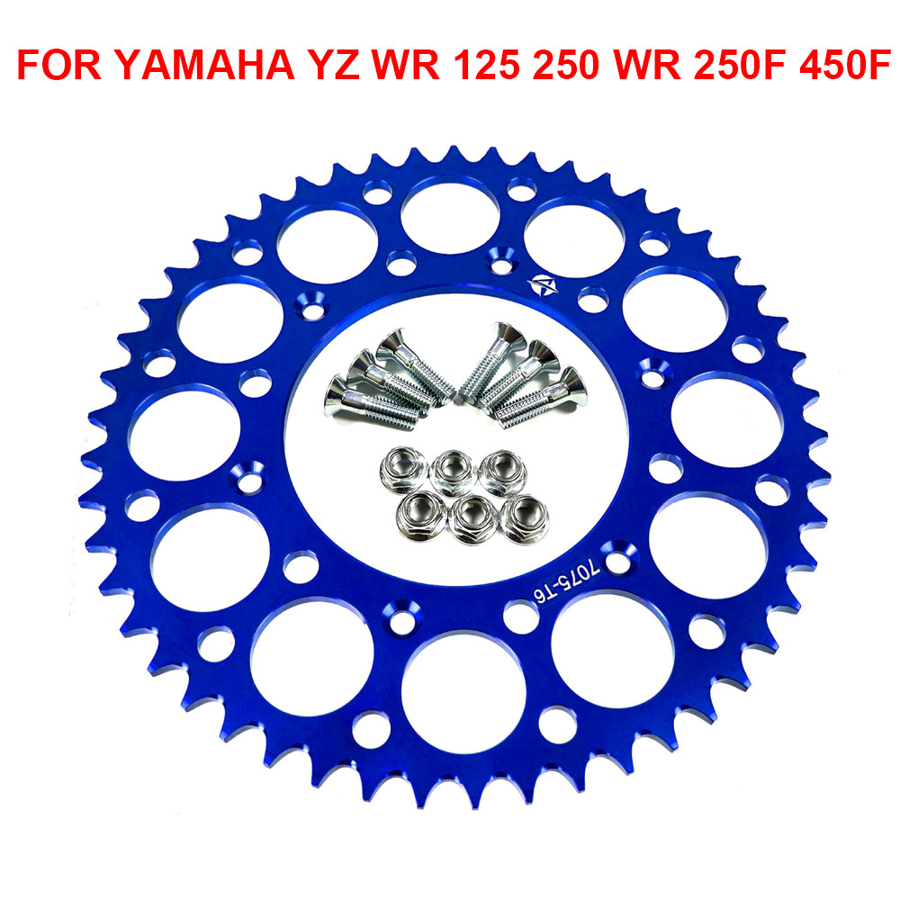 YZ WR 125 250 เกียร์เฟืองหลังรถจักรยานยนต์สําหรับ YAMAHA WR250 WR250F WR400F WR426F WR650F YZ 125 25