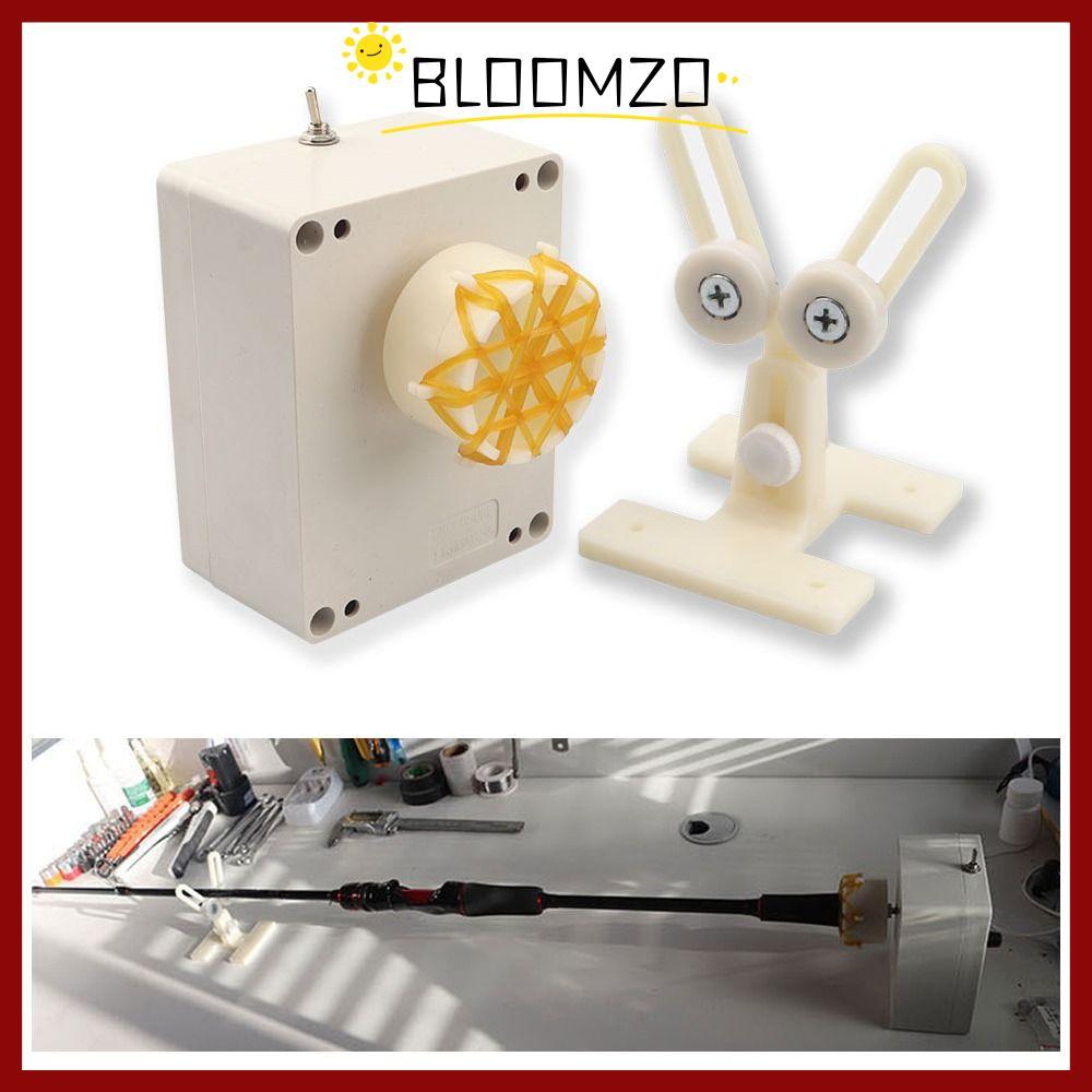 in stockBLOOMZO เคลือบอีพอกซีเรซิน|Applicator Rack เบ็ดตกปลาเคลือบคันเบ็ด Epoxy Applicator, อุปกรณ์ไขลานปลา Rod Building Tool Epoxy Applicator. คันหมุน