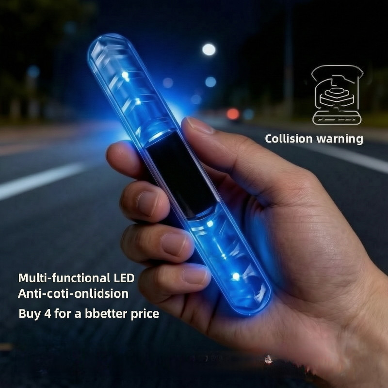 ไฟต้อนรับรถยนต์มัลติฟังก์ชั่น LED Anti-Collision Strobe ไฟเตือนประตูรถ Ambient Light คําเตือนพื้นดินที่มีสีสัน
