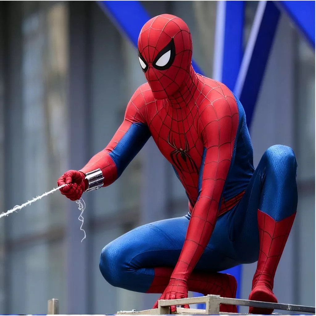 Spiderman 4 Jumpsuit Halloween Spiderman All-Included Tights คอสเพลย์วันปีใหม่