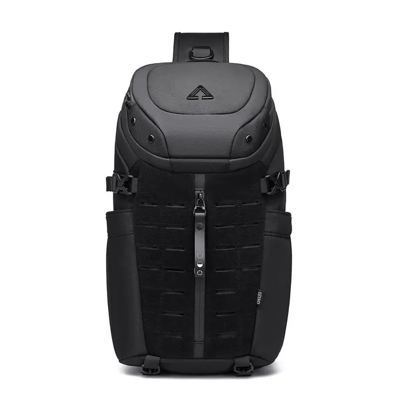 Ozuko Cross bag men กันน้ํา USB Man Crossbody Bag Anti-Theft Short Travel Messenger Sling Fashion De