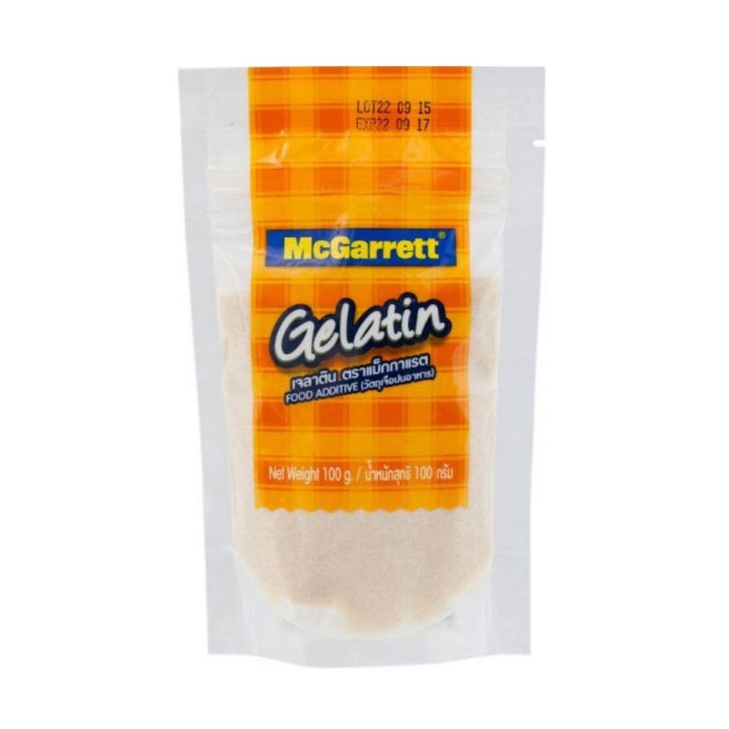 แม็กกาแรต เจลาตินผง McGarrett Gelatine Powder 100g.