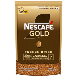เนสกาแฟโกลด์กาแฟสำเร็จรูปพรีเมี่ยมถุงตั้ง 180ก Nescafe Gold Premium Instant CoffeeDoy Pack 180g [8850124044280 ]