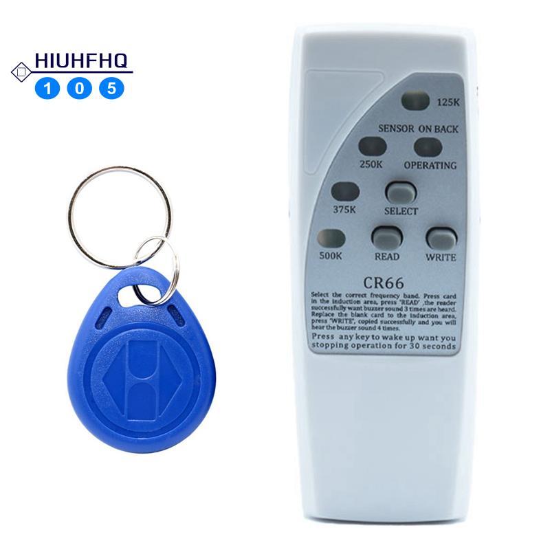Hiuhfhq106Handheld RFID Smart Chip Reader Writer +5200 พวงกุญแจ 125Khz ID เครื่องถ่ายเอกสาร Duplicator ID แท็กโปรแกรมเมอร์สําหรับ EM4305 T5577