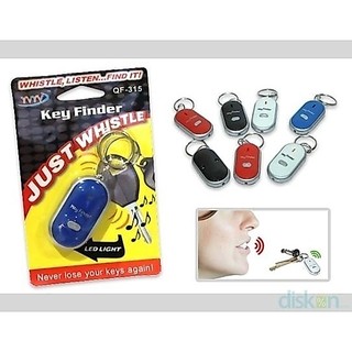 Key Finder Gantungan Kunci Siul Keychain Senter LED