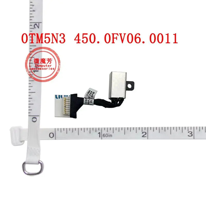 แล็ปท็อป DC Power Input Connector สําหรับ Dell Latitude 3400 3500 Inspiron 5584 5583 P86F P85F DC-IN