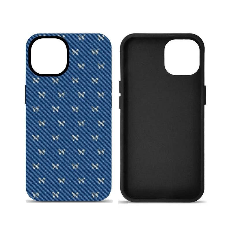 เคสโทรศัพท์ เหมาะสําหรับ iPhone Denim Blue Butterfly เหมาะสําหรับ iPhone17promax16plus Two-in-One 15