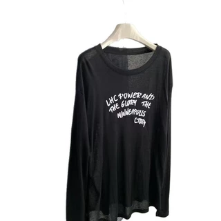 LEO.MAN เสื้อแขนยาวผู้หญิง เนื้อผ้าสลาฟ บางเบา ทรงหลวม รุ่น W7898