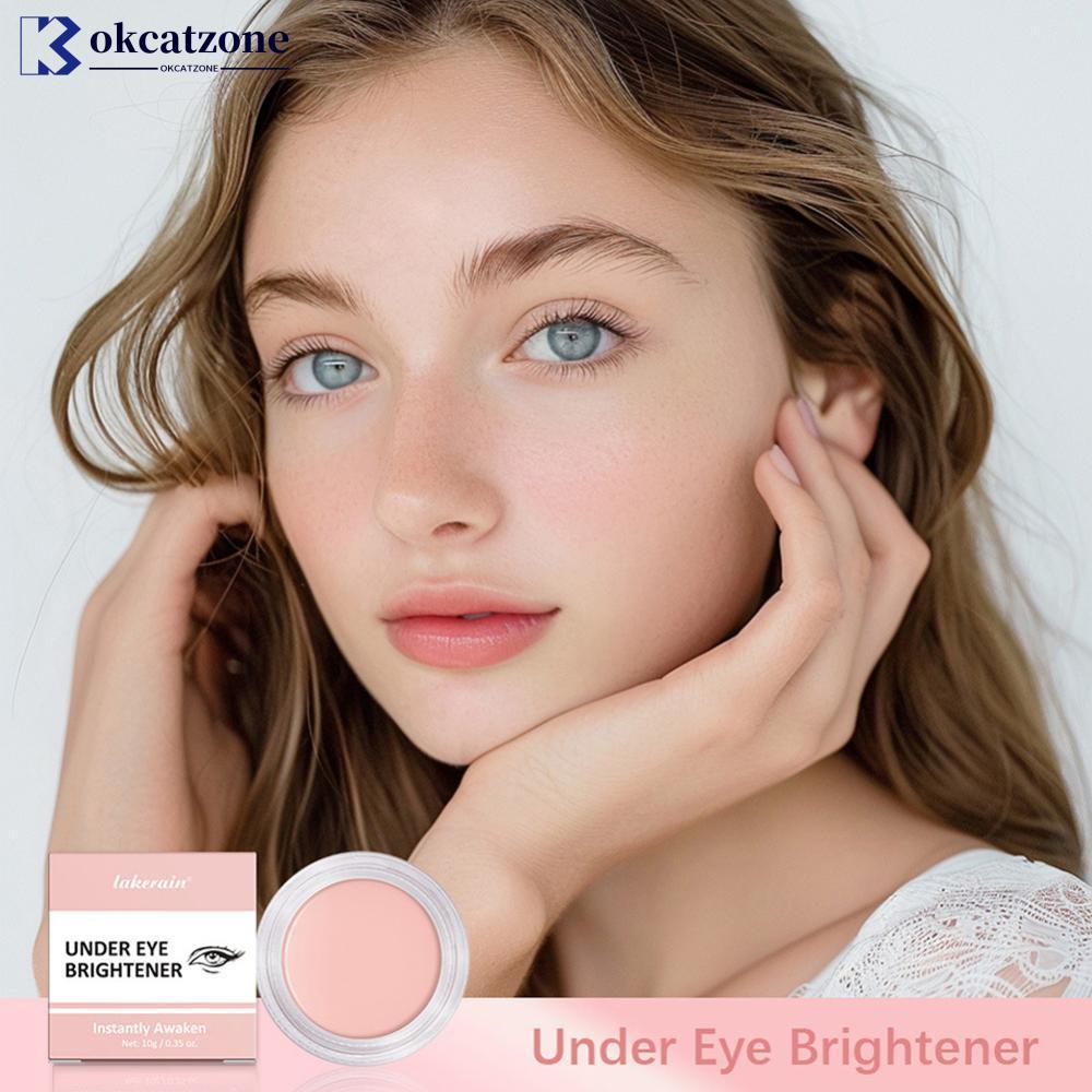OKCATZONE Eye Brightening คอนซีลเลอร์ Under Eye Cream สําหรับ Dark Circles ติดทนนาน Crease Proof คอน