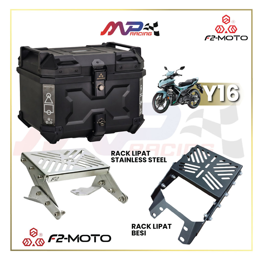 F2 Moto Y16 RACK LIPAT + F2-Moto TOP BOX SET