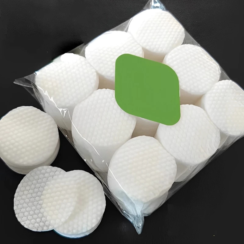 LoomLab แผ่นล้างเครื่องสําอางลายมุกนุ่ม 6 ซม. เส้นผ่านศูนย์กลางรอบสําลีแผ่นความงามบนใบหน้าเครื่องมือดูแลผิว