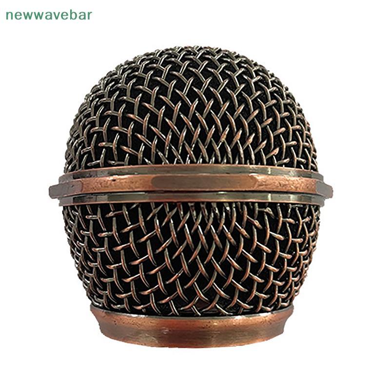 [HENGHOME] เปลี่ยนตะแกรงไมโครโฟนโลหะ Replacing Professional Party Mic Head Part อุปกรณ์เสริมสําหรับ 