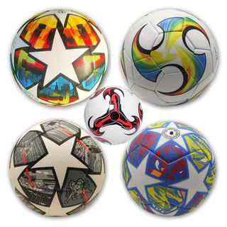 ⚽ลูกฟุตบอล เบอร์ 5 วัสดุคุณภาพ เหมาะสำหรับเด็กและผู้ใหญ่ เล่นได้ทั้งสนามหญ้าและพื้นปูน