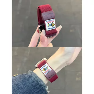 สายรัดแม่เหล็กสําหรับ Redmi Watch 6 5 4 สายนาฬิกาไนลอนสําหรับ Redmi Watch 5 Active 5 Lite Sport Correa สร้อยข้อมือแฟชั่นสายรัดข้อมือ