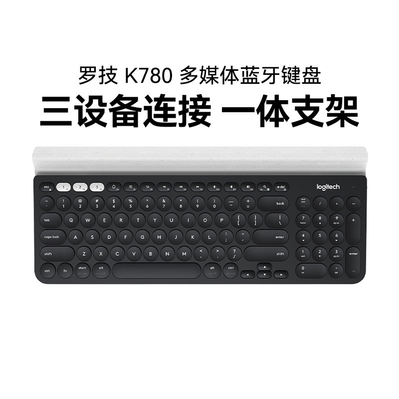 Logitech K780 คีย์บอร์ดบลูทูธไร้สาย ipad แท็บเล็ต Android MAC โทรศัพท์มือถือแล็ปท็อปคอมพิวเตอร์สํานั