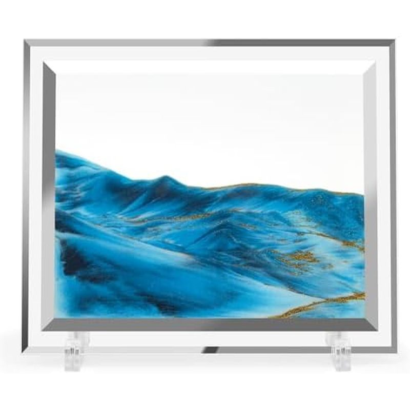 Coitak Moving Sand Art Picture, Dynamic Sand Art, Desktop Sand Art สําหรับตกแต่งบ้านและสํานักงาน (7x