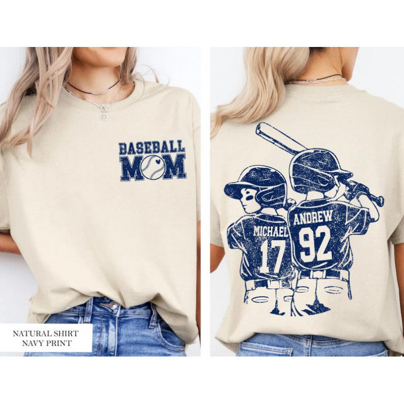 Customized Baseball Mom Shirt,Baseball Player
