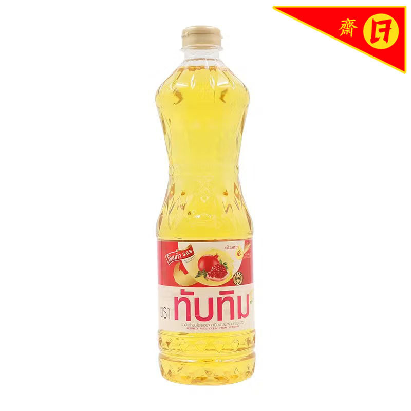 ทับทิมน้ำมันปาล์ม 1ลิตร Tubtim Palm Oil 1ltr. [หมายเลขบาร์โค้ด 8858776300259 ] สินค้าคุณภาพดี คัดสรรอย่างตั้งใจ