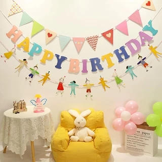 ธงวันเกิด ธงประดับงานวันเกิด ธง การรวม Happy Birthday พร้อมส่งในไทย