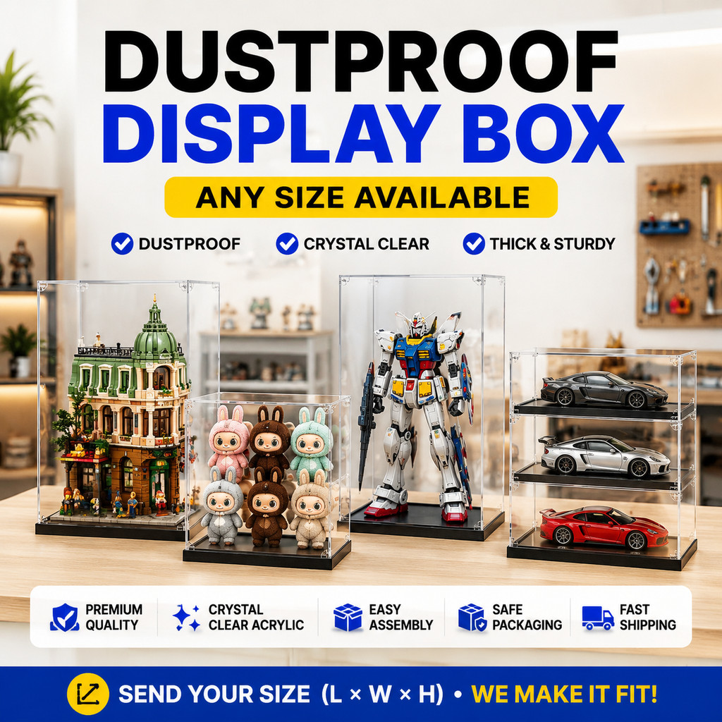 เคสแสดงผลอะคริลิค Custom Made LEGO Gundam Popmart Display Box อ้างทันที