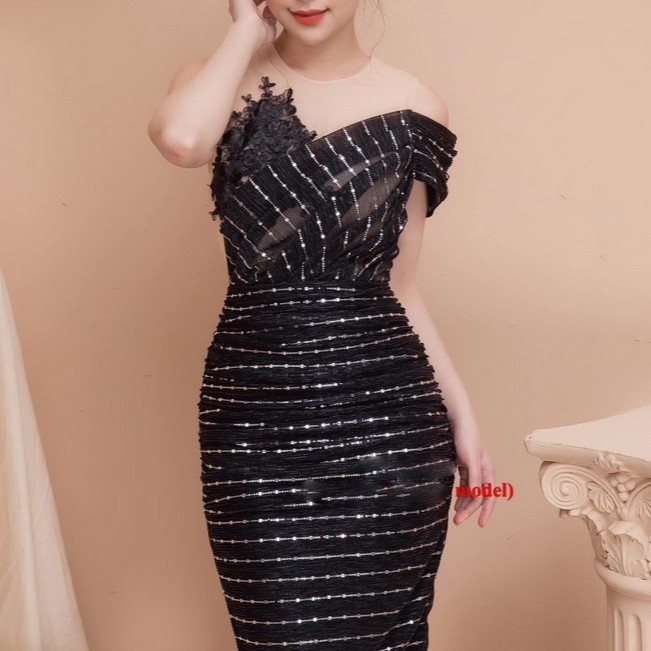 SA MYDU SHOP | MS 2308 – LUXURY LACE Mesh PARTY DRESS