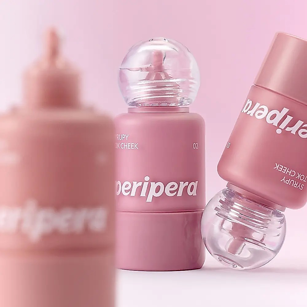Peripera Syrup Fit Tok Cheek Blush | เกาหลี ลิควิด บลัชเชอร์ | กลอสซี่ ฟินิชติดทนนาน | 13 เฉดสี
