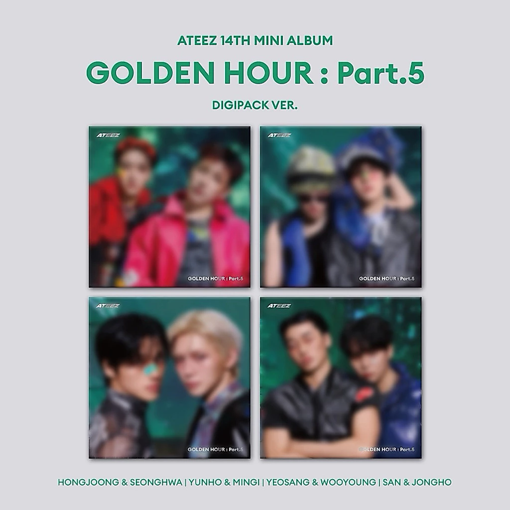 [พร้อมส่ง🇹🇭] มีการ์ด POB ATEEZ GOLDEN HOUR : Part.5 (DIGIPACK) UNIT