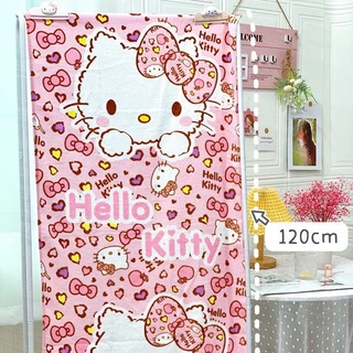 Kuromi Cinnamon Dog Hello Kitty ไมโครไฟเบอร์การ์ตูนผ้าเช็ดตัวดูดซับผ้าเช็ดตัวเด็ก Beach ผ้าเช็ดตัวขนาดใหญ่