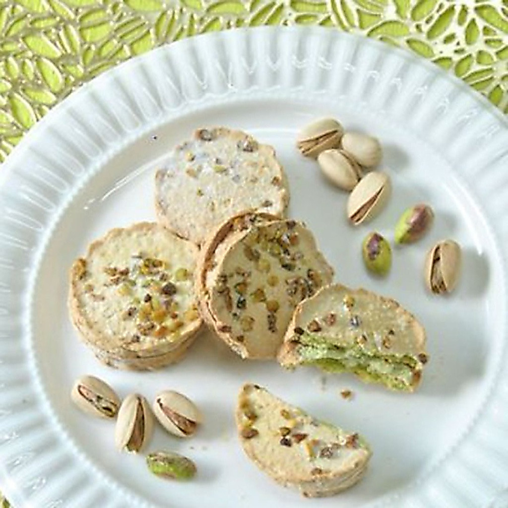 My Pistachio Dacquoise cookie คุ้กกี้ถั่วพิสตาชิโอ(รอบส่ง29เมษา)ขนมญี่ปุ่น ขนมนำเข้า ขนมอร่อย