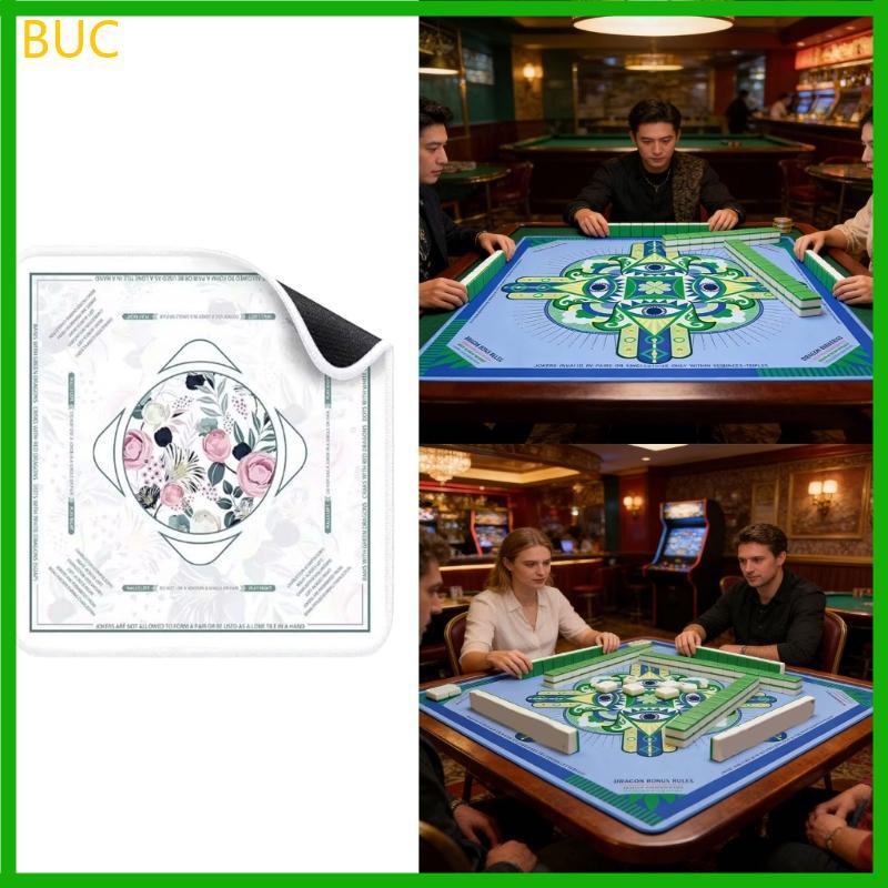 BUC Premium Silica Diatomite Mahjong Table Mat 80x80cm Slip Sound Absorbing Design