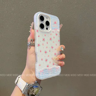 สีชมพู ดอกไม้ เคส For VIVO V60 V50 V30 Lite V60E V50E V30Pro V29E V25 V20 Y31 T4 Pro V23 Y200 Y72 Y52 Y29 2in1นุ่มฝาหลัง