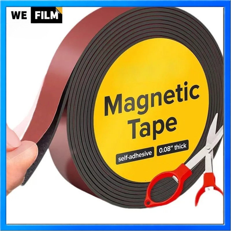 1M/3M/10M แม่เหล็กเส้นยาง แม่เหล็กยางเส้น แม่เหล็กแผ่น แม่เหล็ก PVC สีขาว/ดำ ติดตู้เย็น แผ่นแม่เหล็กยาง