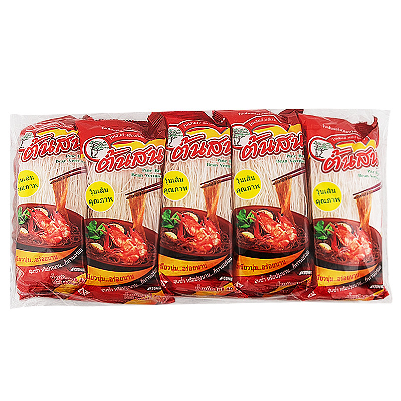 ต้นสนวุ้นเส้นแบบเดิม 40กรัม แพค 10 Tonson Bean Vermicelli 40g. Pack 10 [หมายเลขบาร์โค้ด 8850372000397 ]