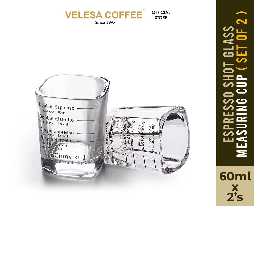 Deary Coffee Liquid Measuring Shot Glass Cup Tool Glass Kopi
