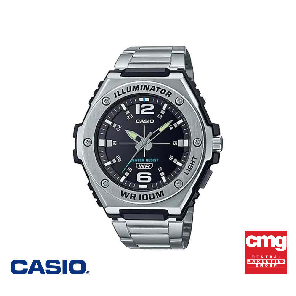CASIO นาฬิกาข้อมือ CASIO รุ่น MWA-300H-1AVDF สายเรซิ่น สีดำ