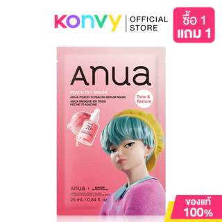 [ซื้อ1แถม1]Kpop Demon HuntersXAnua Serum Mask 23ml อานัว แผ่นมาสก์ (Peach70/Niacinamide/Heartleaf77/Retinol/Rice/PDRN)