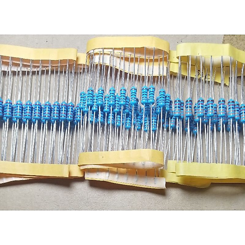 10PCS Resistor 0.25Watt - 1 1.2 1.5 1.8 2 2.2 2.7 3 3.3 3.9 4.7 5.1 5.6 6.2 8.2 Ohm - 1R2 1R5 1R8 2R