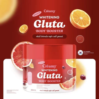 ซื้อ 1 แถม 1🔥แท้ Creami Booster Gluta Whitening Body 250g บูสเตอร์ครีมมี่ บูสเตอร์ดารา ผิวกระจ่างใส บำรุงผิว