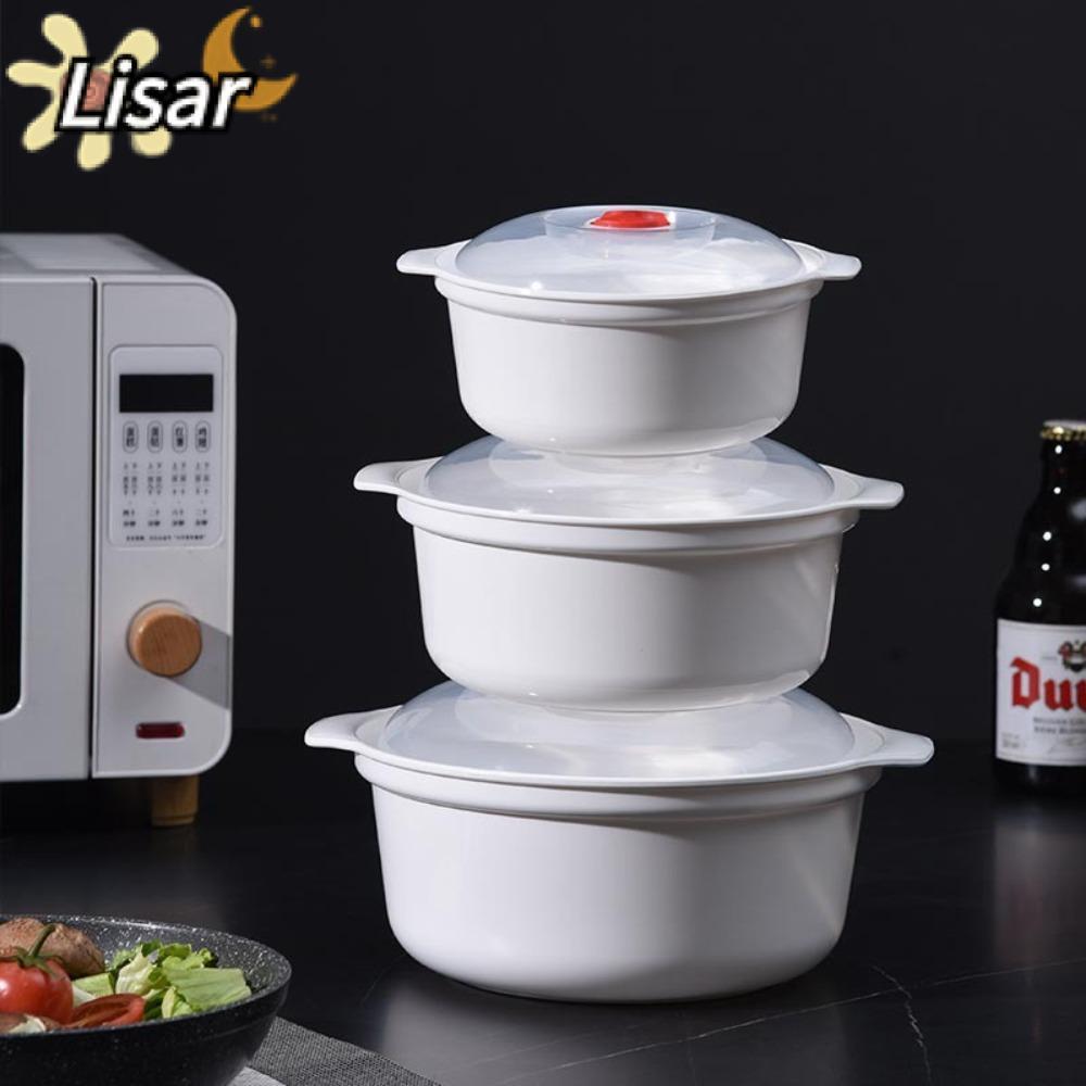 LISAR กล่องข้าวไมโครเวฟ, พลาสติกพร้อมฝาปิดเตาอบไมโครเวฟกล่องพิเศษ, Creative Multifunctional เป็นมิตรกับสิ่งแวดล้อมโปร่งใสอุ่นกล่องเก็บของสดนึ่งซาลาเปาข้าว