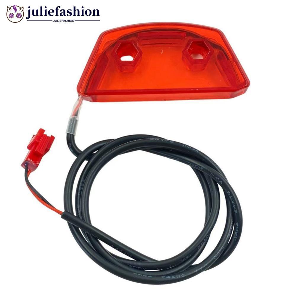JULIEFASHION ไฟฟ้าสกู๊ตเตอร์ไฟท้ายด้านหลังท้ายไฟเบรคไฟเตือนอะไหล่ Plug & Play สําหรับ Kugoo Kukirin 