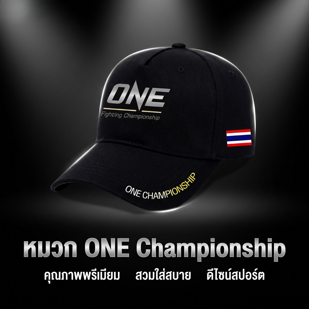 🧢  【สินค้าขายดี】 HAT/ Popular! One Championship Baseball Cap with Event Logo Protects from Sunlight and Wind Suitable