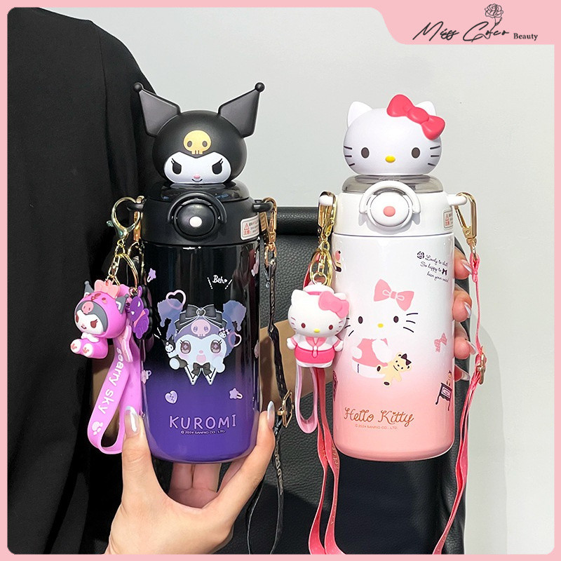 แก้วสแตนเลส ขวดน้ําเก็บความเย แก้วเก็บอุณหภูมิ น่ารัก Kuromi ของขวัญ แก้วSanrio แก้วเยติ แก้วน้ํา แก้วน่ารัก