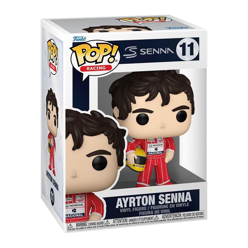Funko Robot Pop Racing F1 Game Car Huile纳 McLaren Ayrton Senna 潮玩手办