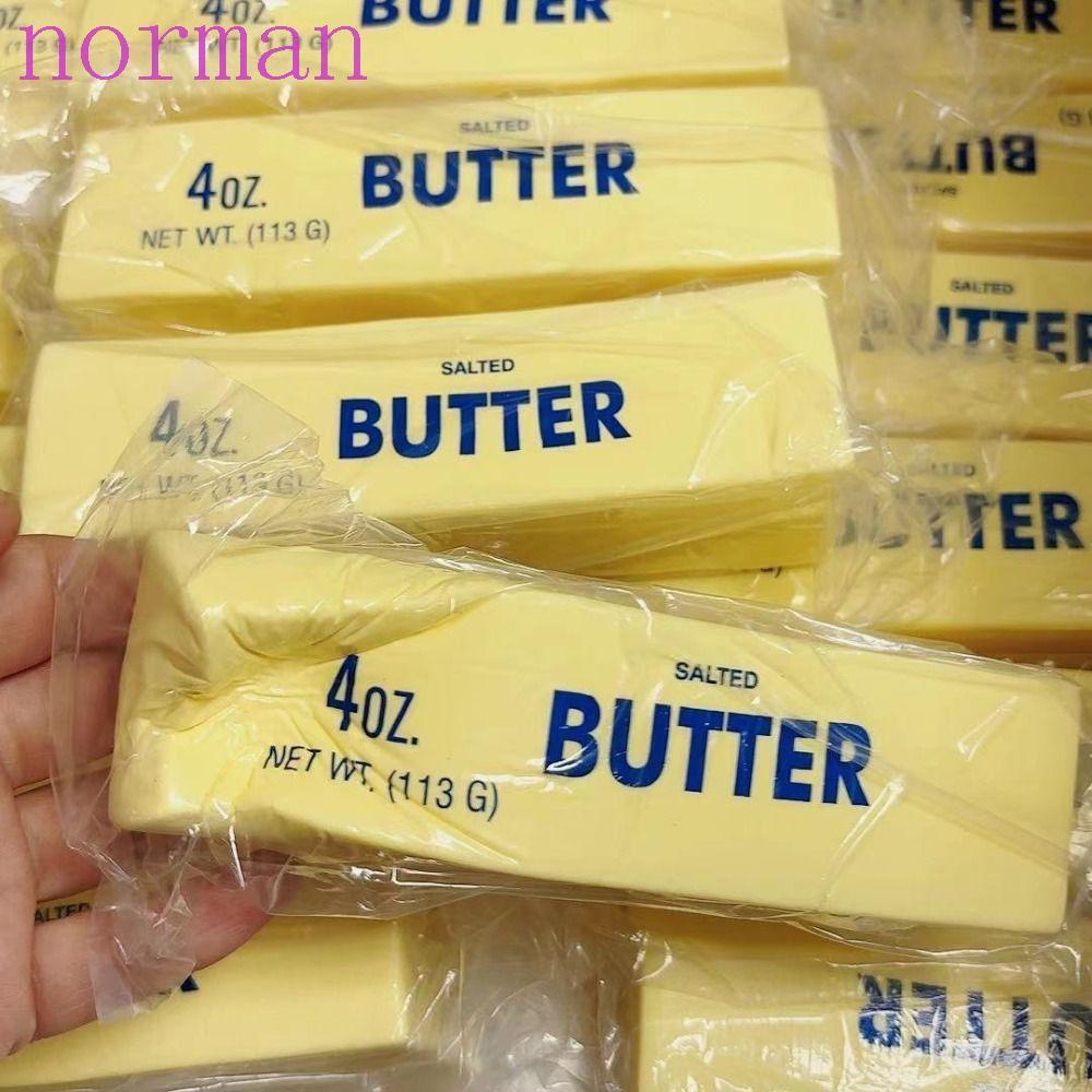 NORMAN Soft Slow Rebound Butter Stick, Anti Stress Release Hand Butter Stick บีบของเล่น,ความวิตกกังวลบรรเทายืด Sensory Relax ของขวัญสมจริง Butter Sticks เด็ก