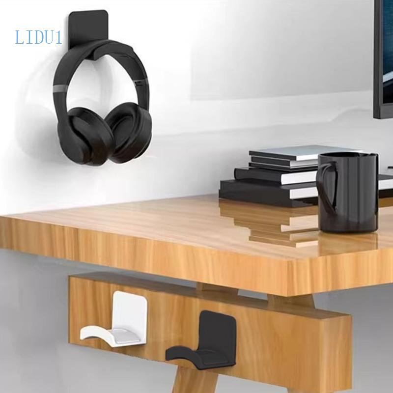 LIDU1 ขาตั้งติดผนังสําหรับจัดระเบียบชุดหูฟังและคอนโทรลเลอร์ติดตั้งง่ายวงเล็บเสนอ Universal Compatibilit