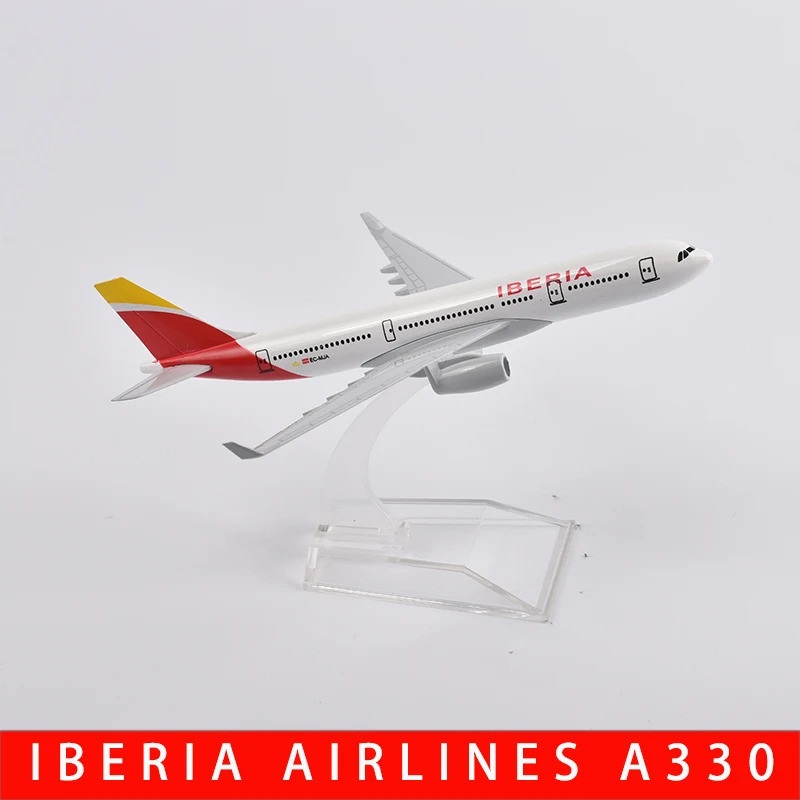 JASON TUTU 16 ซม.สเปน Iberia Airlines A330 เครื่องบินเครื่องบินโลหะ Diecast 1/400 Scale เครื่องบิน