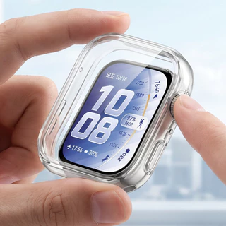 ฝาครอบป้องกันหน้าจอสำหรับ Fit 5 4/5 4 Pro กรณีครอบคลุมเต็มรูปแบบกันชน Tpu สำหรับ Smartwatch Huawei Fit 3 อุปกรณ์เสริม