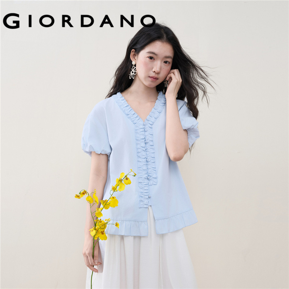 GIORDANO WOMEN Women Shirt - Loose Fit 18346306